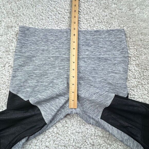 Victoria's Secret PINK Bonded High Waist Mesh Legging Gray Pink - Picture 9 of 11